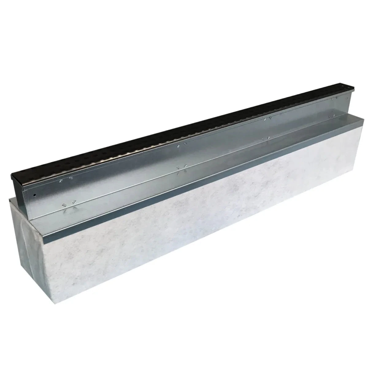 Hydroblob Lijnafwatering Infiltratiesysteem Set LG45 Slimline Grafiet Rooster