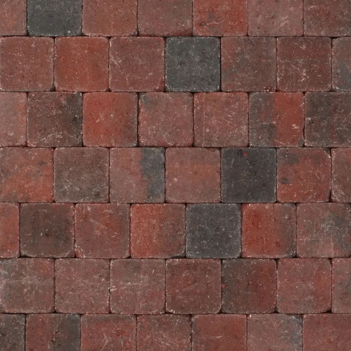 Tambour rood/zwart 10x10x6cm
