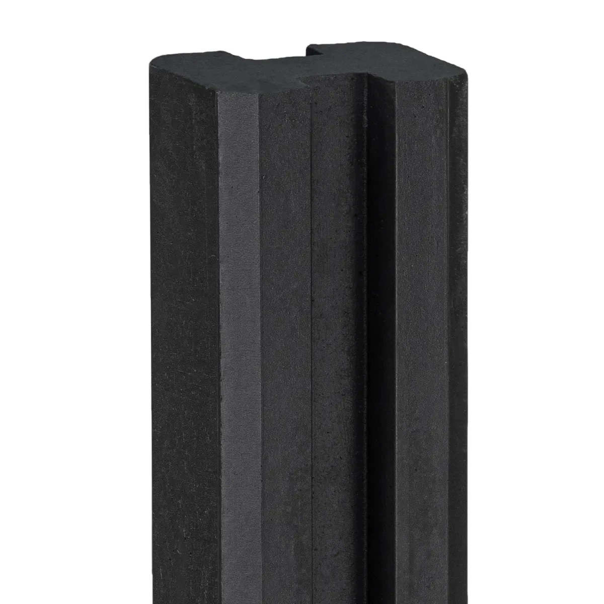 Beton-sleufpaal Zaan gecoat Vlakke kop 10x10x275cm