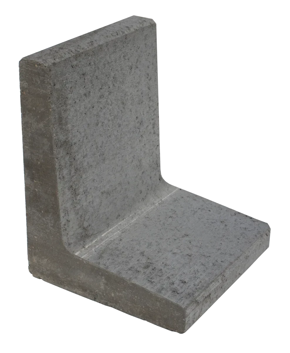 H) U-element 40x40x50cm Grijs