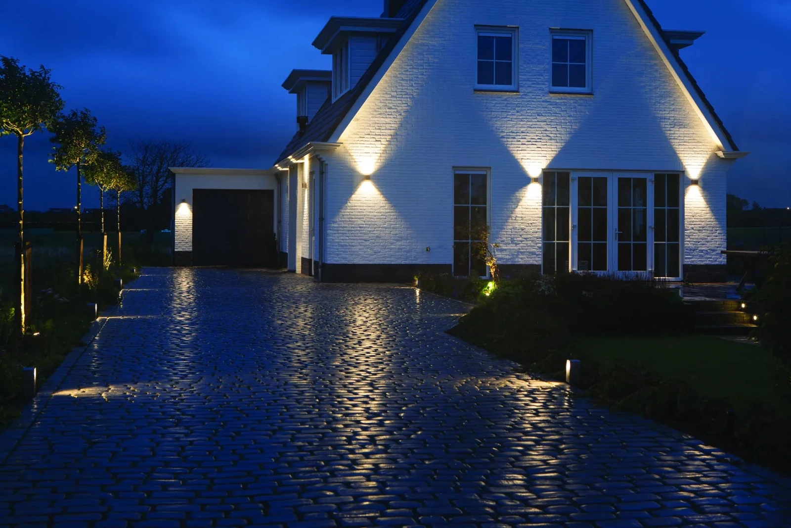 In-Lite Ace Up-Down Wall 100-230V - Rosé Silver
