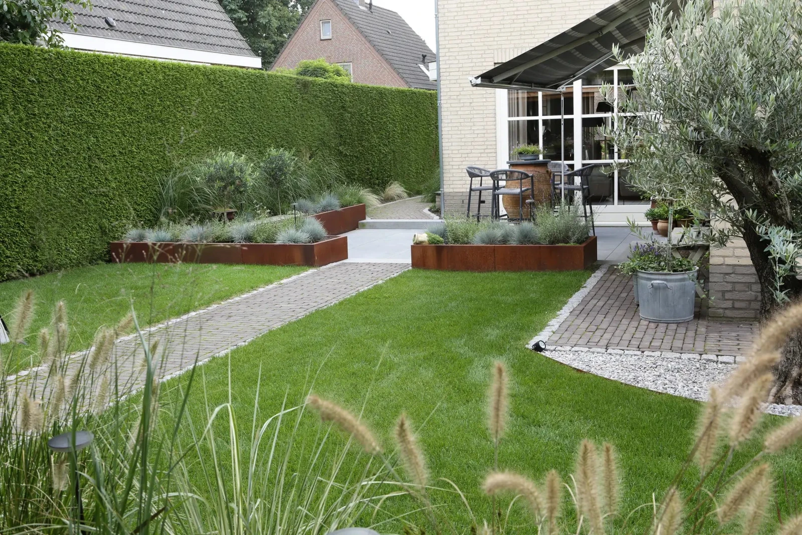 Bloembak Module+ Recht Paneel (A) 60x42 0,1x42x60cm Bruin