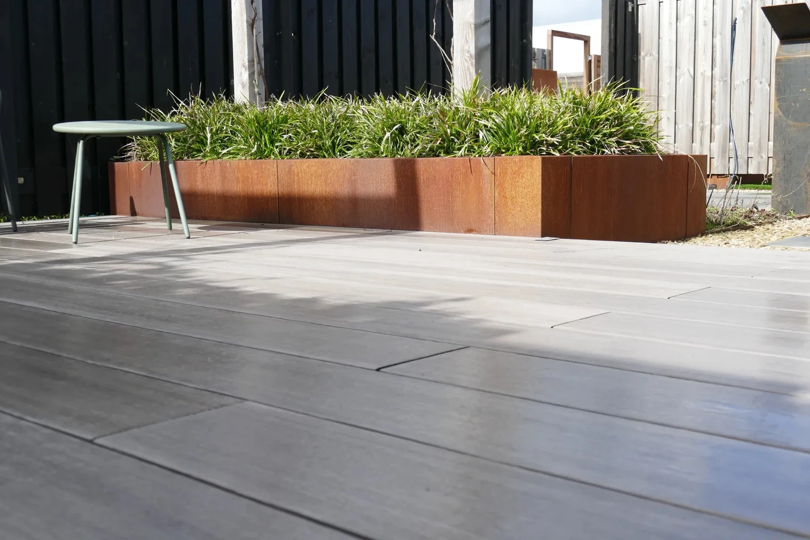 Corten Overzetstuk 15x45x100cm Bruin