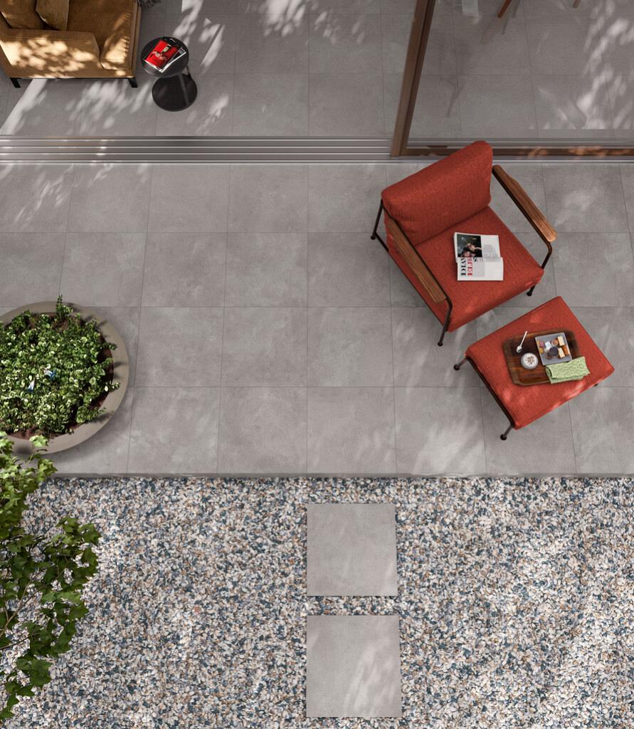 GeoCeramica® Framework Concrete 80x80x4cm Dust
