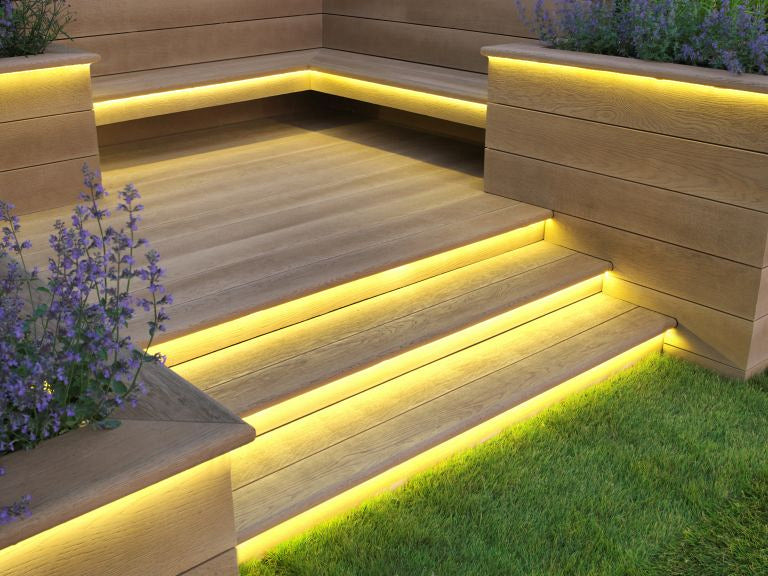 Millboard Enhanced Grain vlonderplank Golden Oak 3600x176x32mm