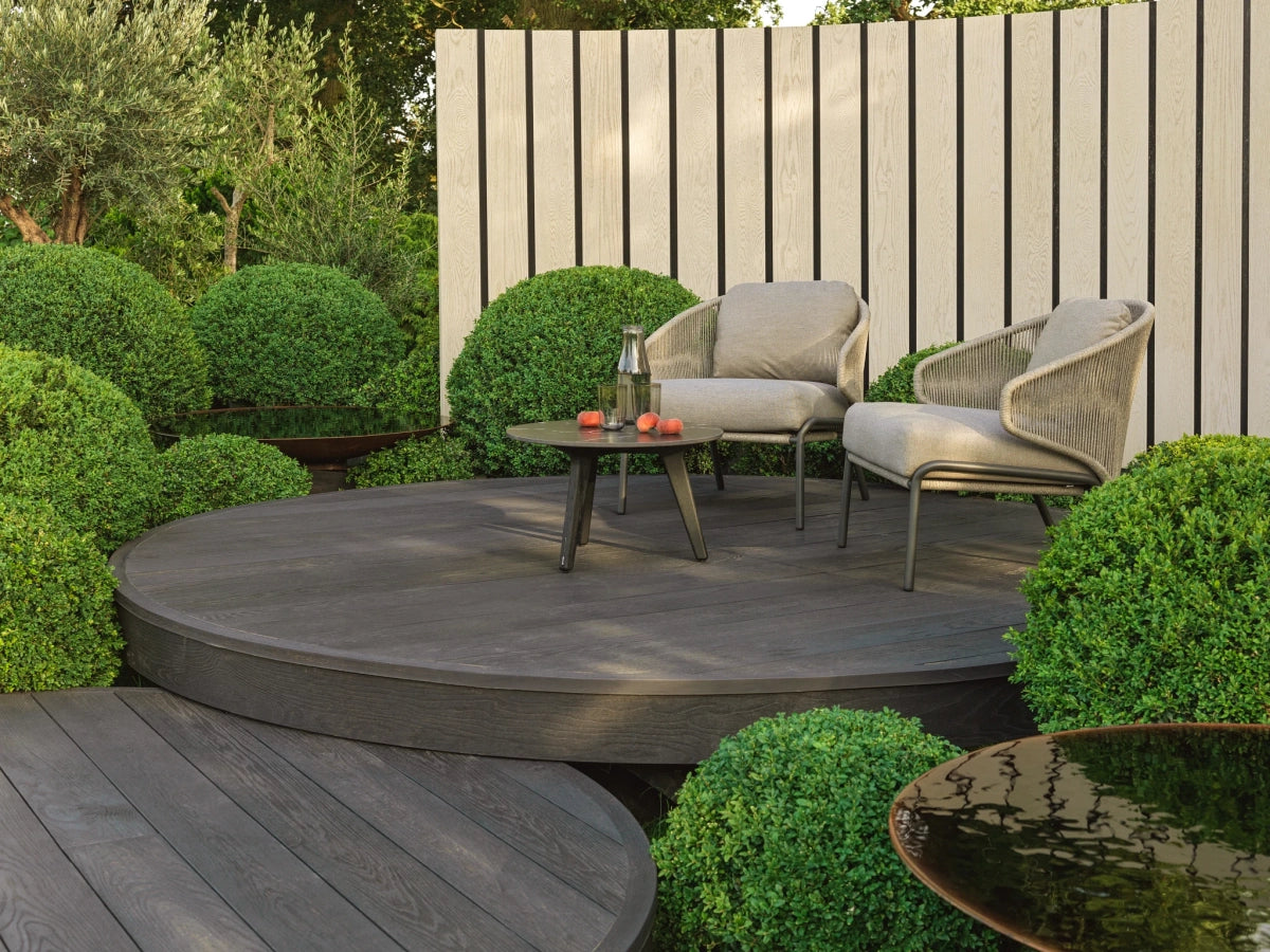 Millboard Enhanced Grain vlonderplank Burnt Cedar 3600x176x32mm
