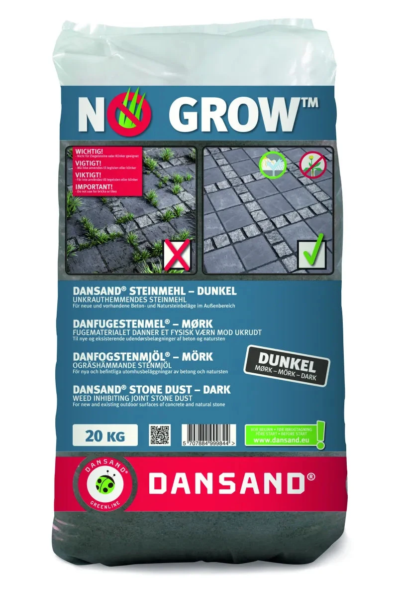 Dansand Steinmehl Dark 20kg Voegbreedte 3-20mm