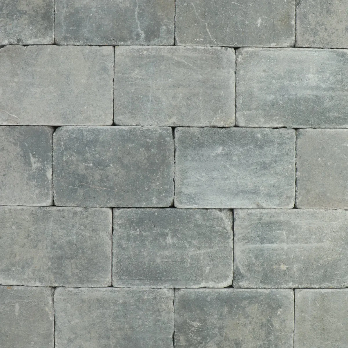 Trommelsteen 20x30x6 grijs/zwart genuanceerd 30x20x6cm