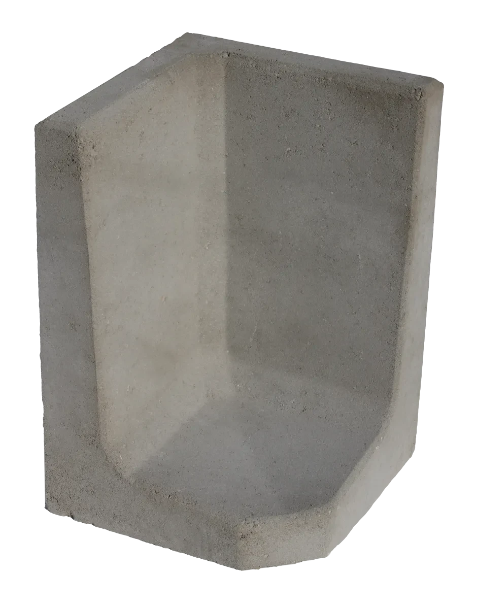 H) Hoek L-elementx8 40x60x40cm