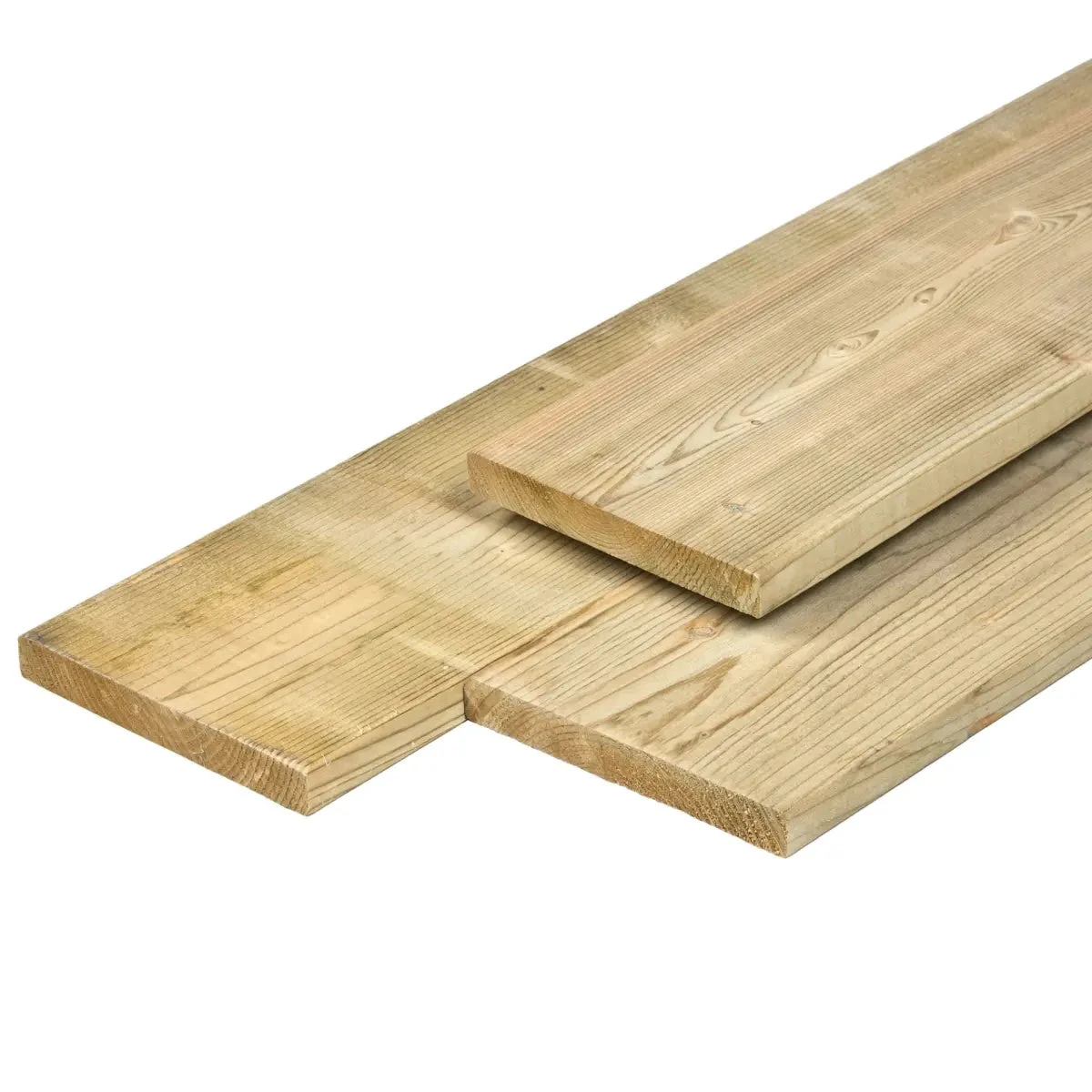 Tuinplank NE-Vuren Groen geimpre.Gedroogd/Gesch.1,9x14,5x420