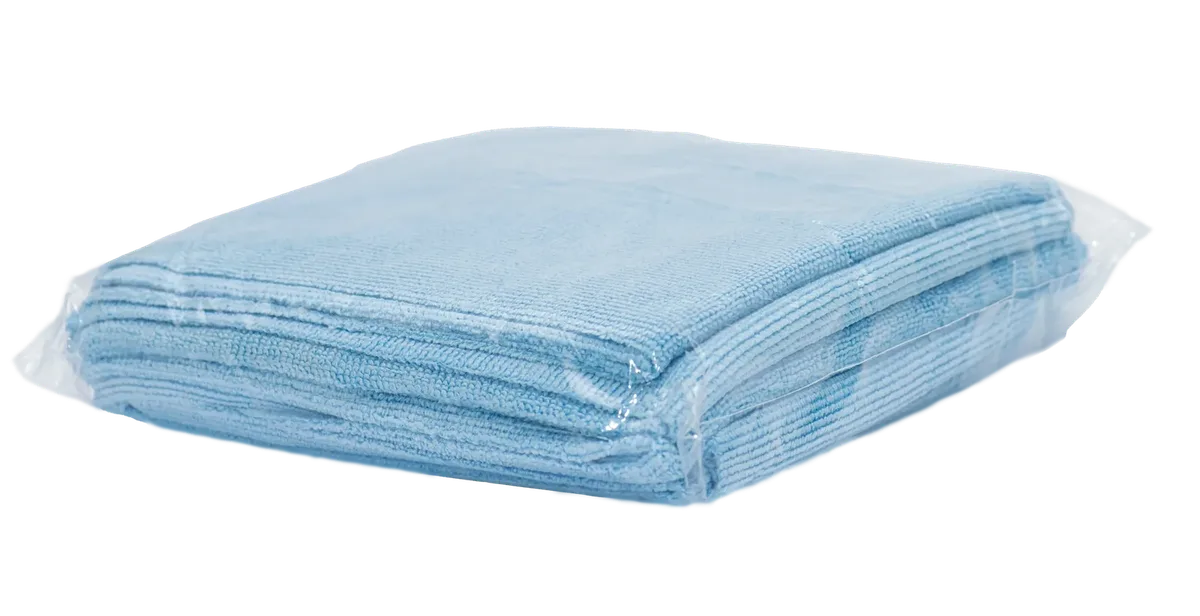HKM - Microvezeldoek 40x40 blauw - set à 5 stuks