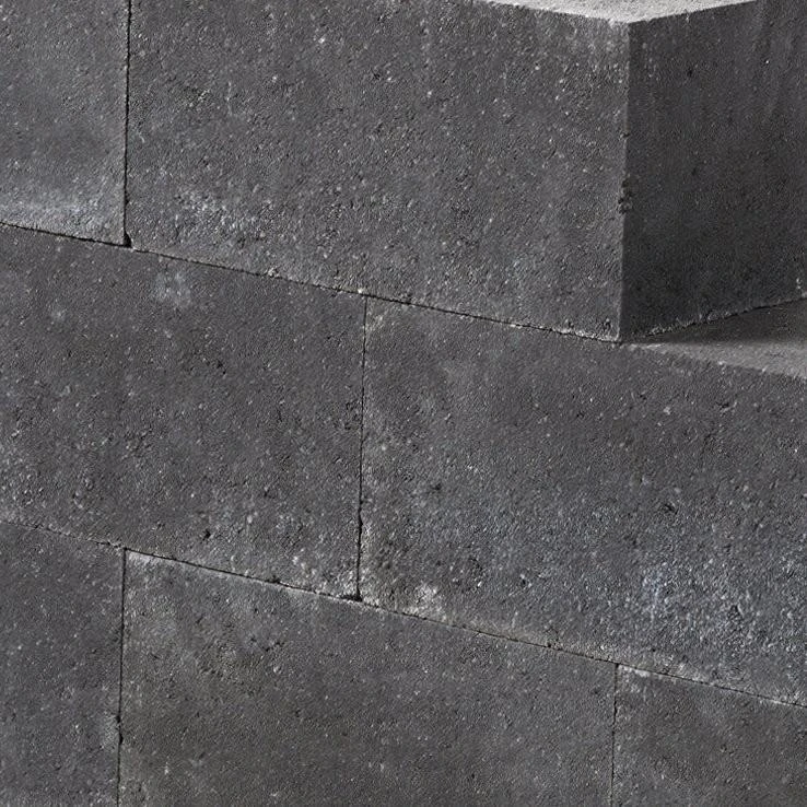 Linea block small 12x12x60cm black