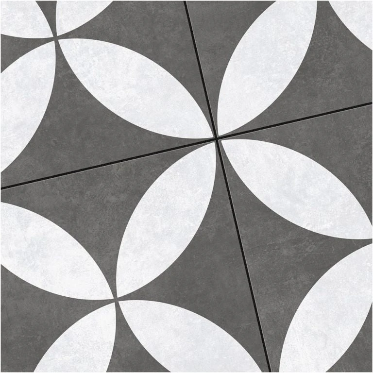 Cerasun flower decor 60x60x4cm Redsun keramische tegel