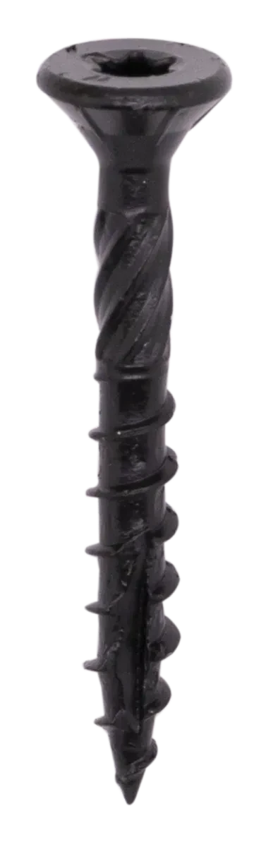 Woodies® Ult.Blackline 5x60/35 platverz.kop T25 shield zwart
