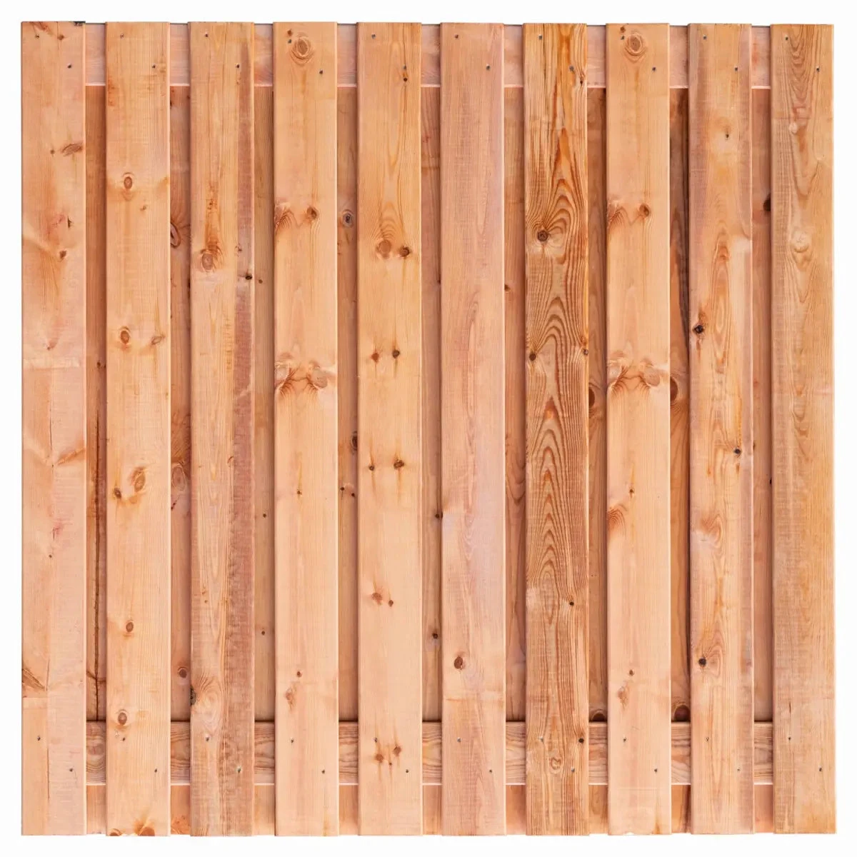 Tuinscherm Breukelen 21-planks (19+2) Red Class Wood 180x180xcm