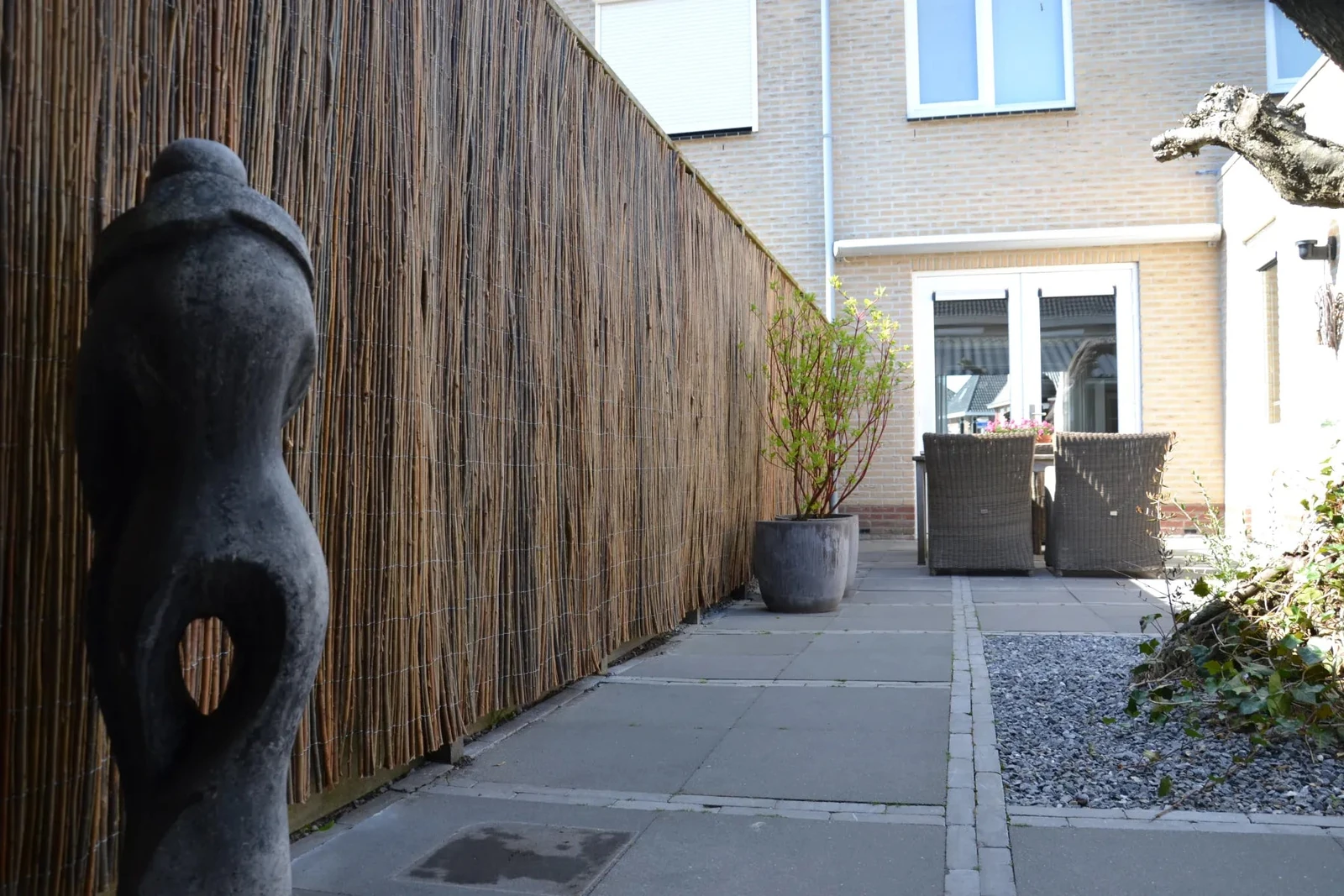 Wilgenscherm Stingray 90x180 90x180x4cm Bruin