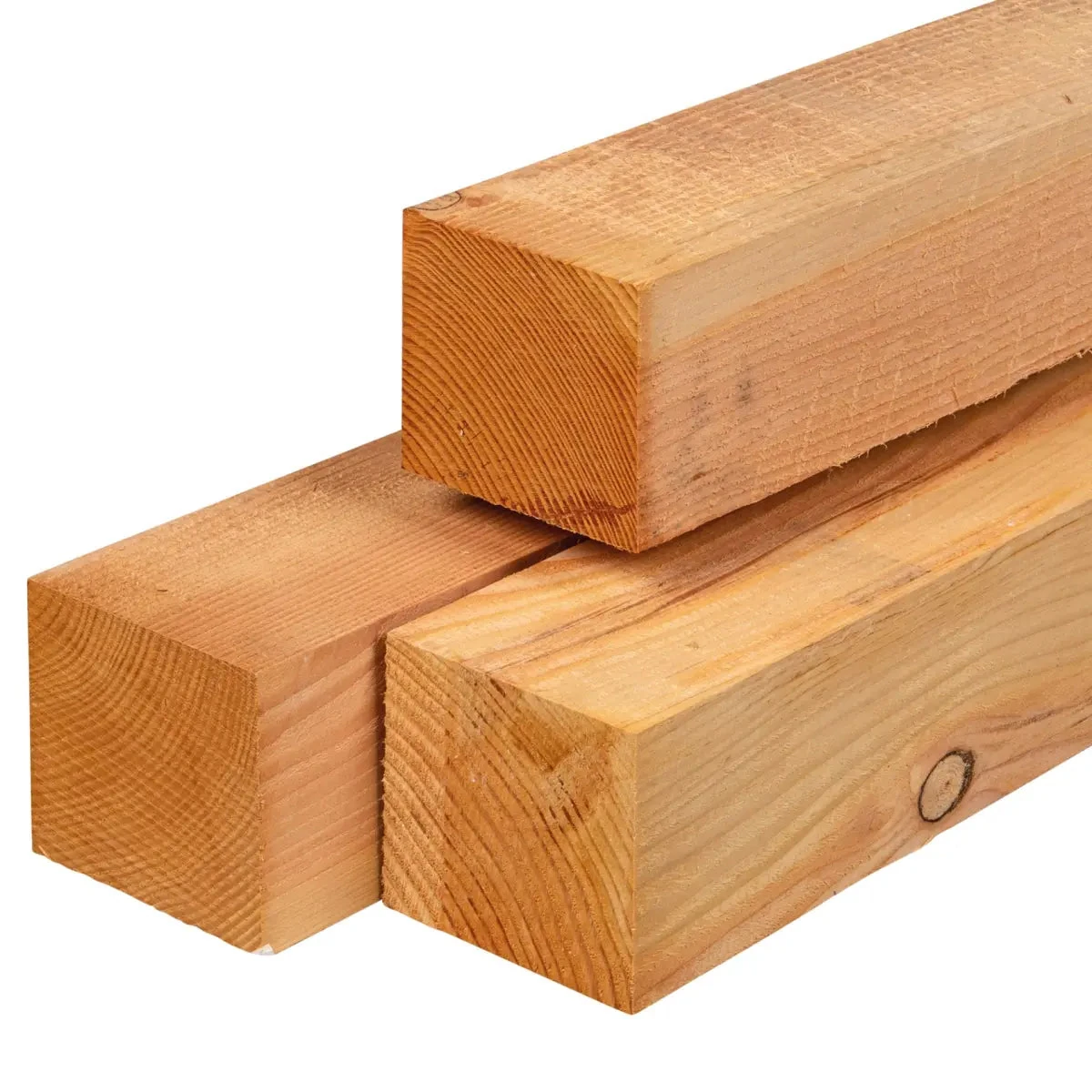 Paal Douglas Ongedroogd en Fijnbezaagd 12,0x12,0cm