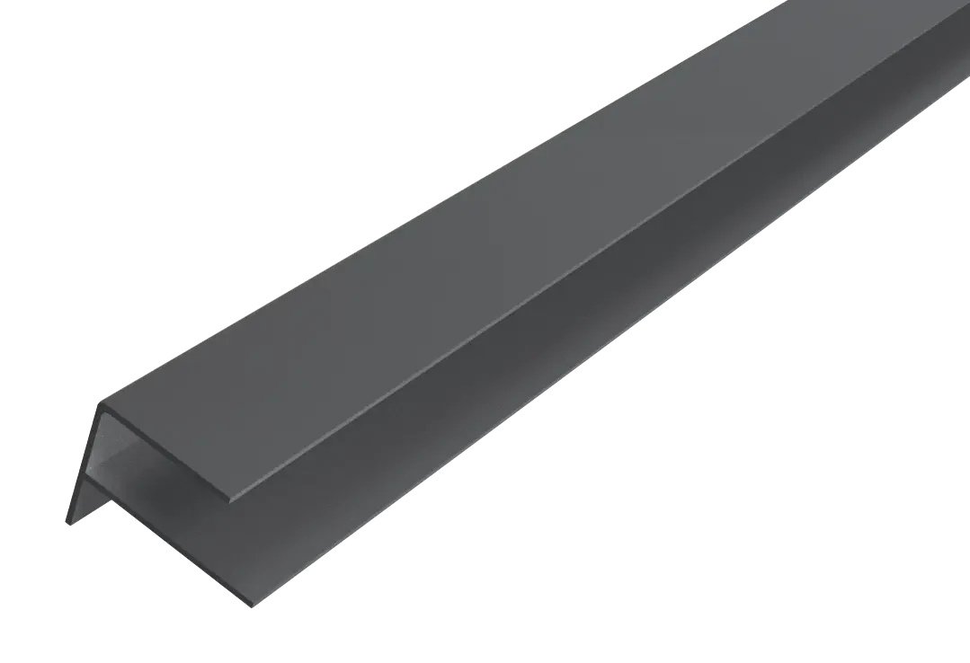 WPC WEO35-60 Alu F-profiel 65x80mm 300cm Dark Grey