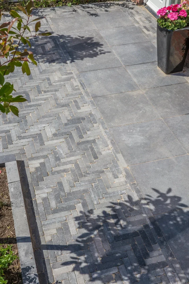 Schellevis Oudhollands Antra Tegel 100x100x8 100x100x8cm Antraciet