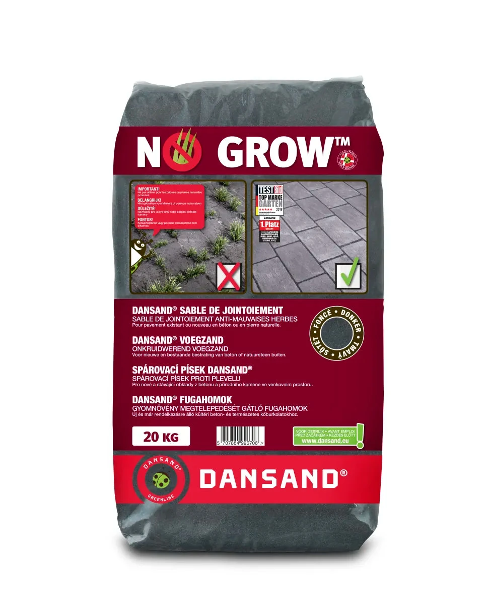 Dansand Onkruidwerend Zand Dark 20kg Voegbreedte 1-5mm