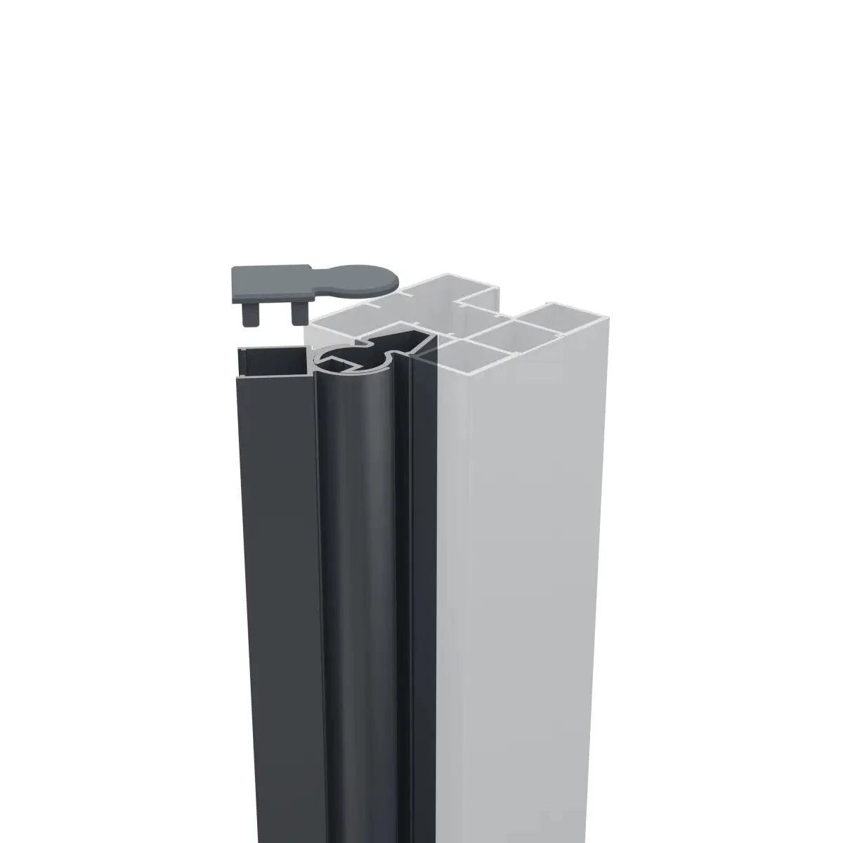 Boston Alu Variabel Hoekprofiel 200cm RAL7016