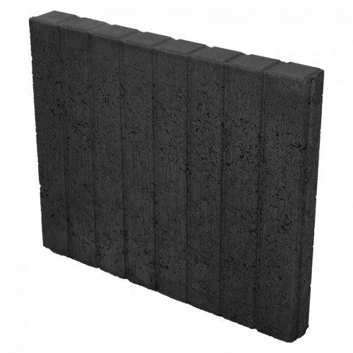 Mini Quadrobandpalissade Zwart 25x6cm