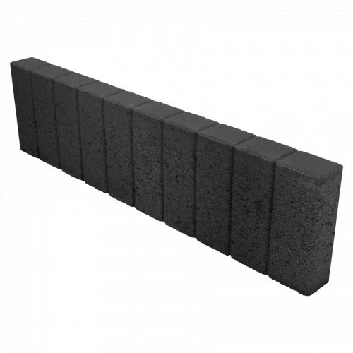 Quadrobandpalissade Zwart 25x8cm