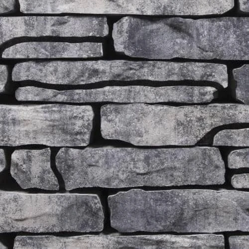 Stonewalling Grijs/zwart 18x43,5x8.5cm