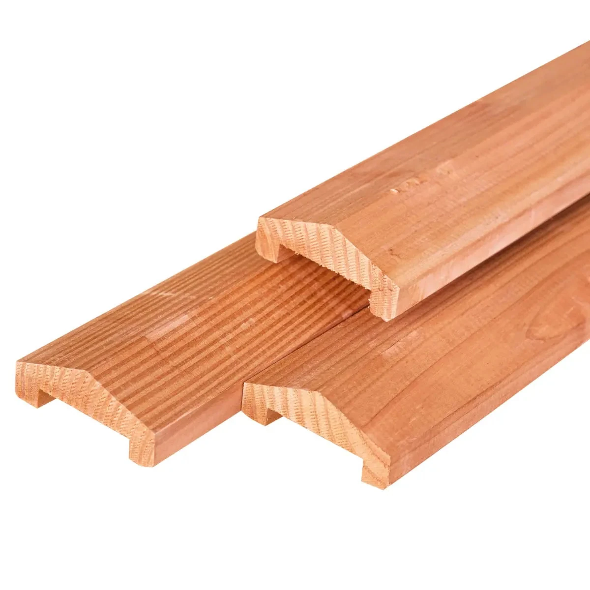 Afdeklat Piramide RCW Onbehandeld 8.5x3.6x180cm