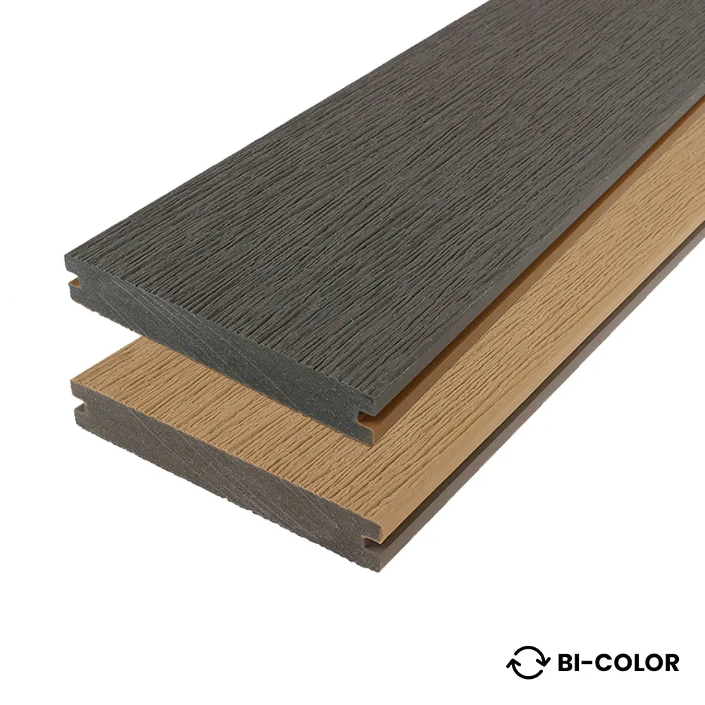 WPC Terrasplank Massief Vintage cm Lunar Grey/Ce 13.8x2.3x400cm