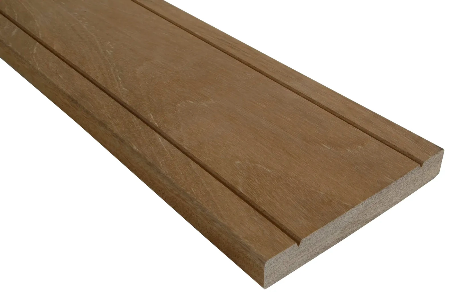 Bangkirai terrasplank v-groeven Premium 2,7x19,0x244cm 19x2.7x245cm