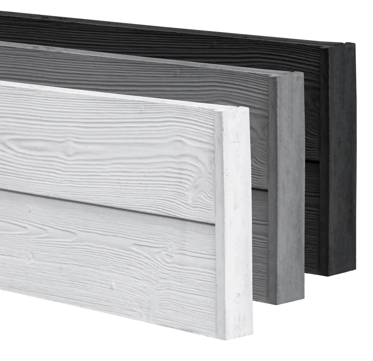 Betonpaal Punt Antra(C)280x10x10 (2 platen) 10x10x280cm Zwart