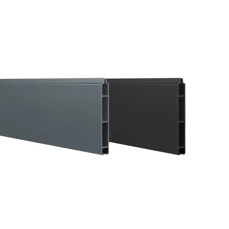 Boston Aluminium 21x160mm (wb 150mm) 178cm RAL9005 16x2.1x178cm Antraciet