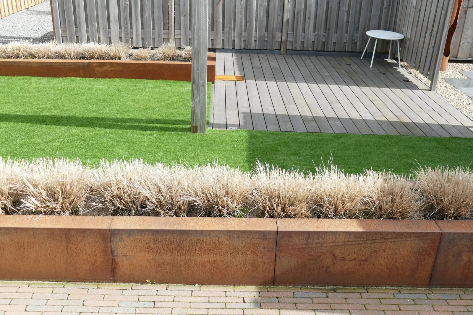 Corten Overzetstuk 15x45x50cm Bruin