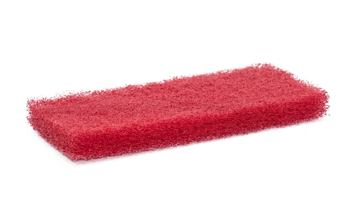 HMK - Schrobpad 11,5x25cm ROOD - set à 5 stuks