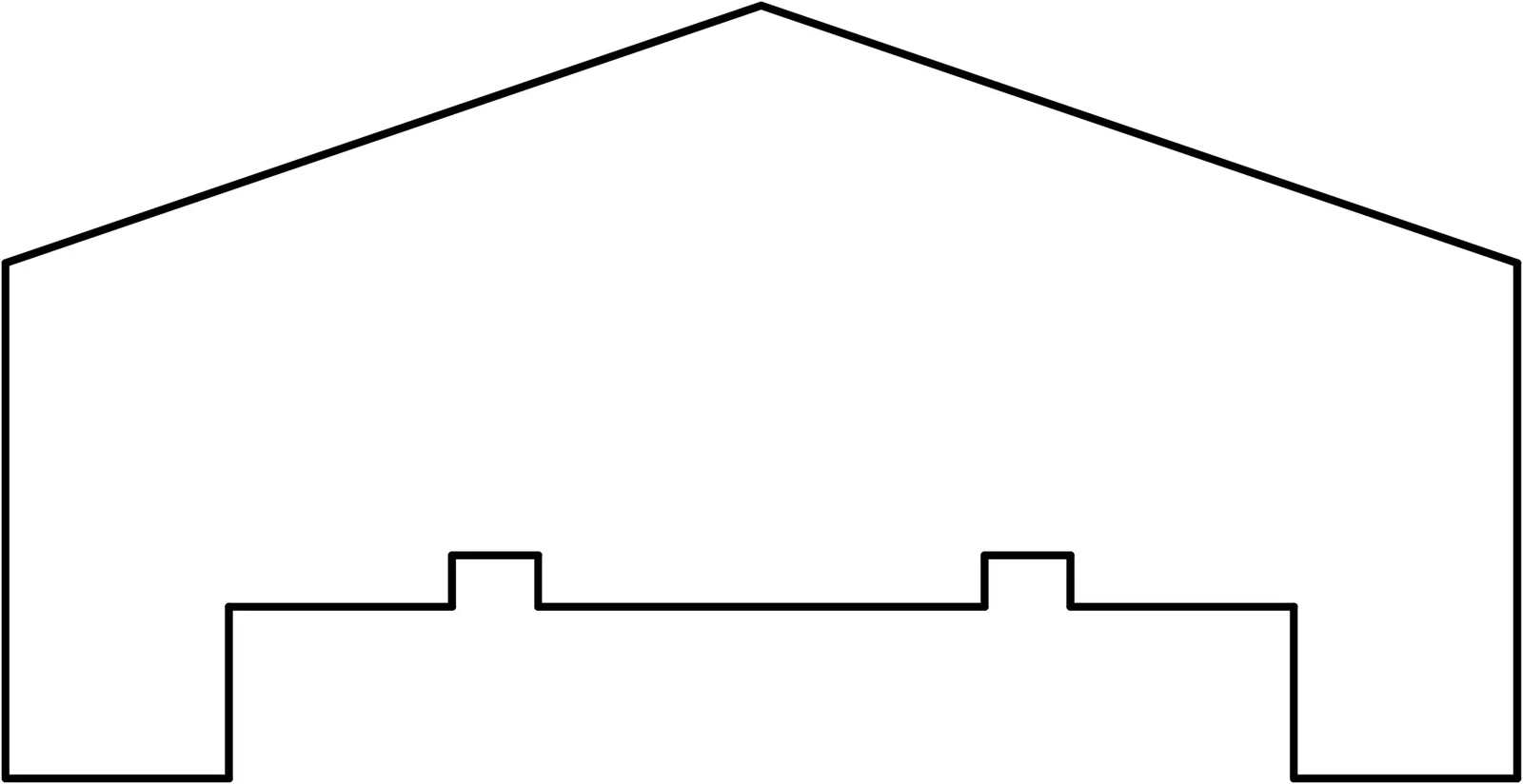 Afdeklat Piramide Douglas Onbehandeld 3,5x8,5x180cm 8.5x3.5x180cm Geel,                                                             Rood