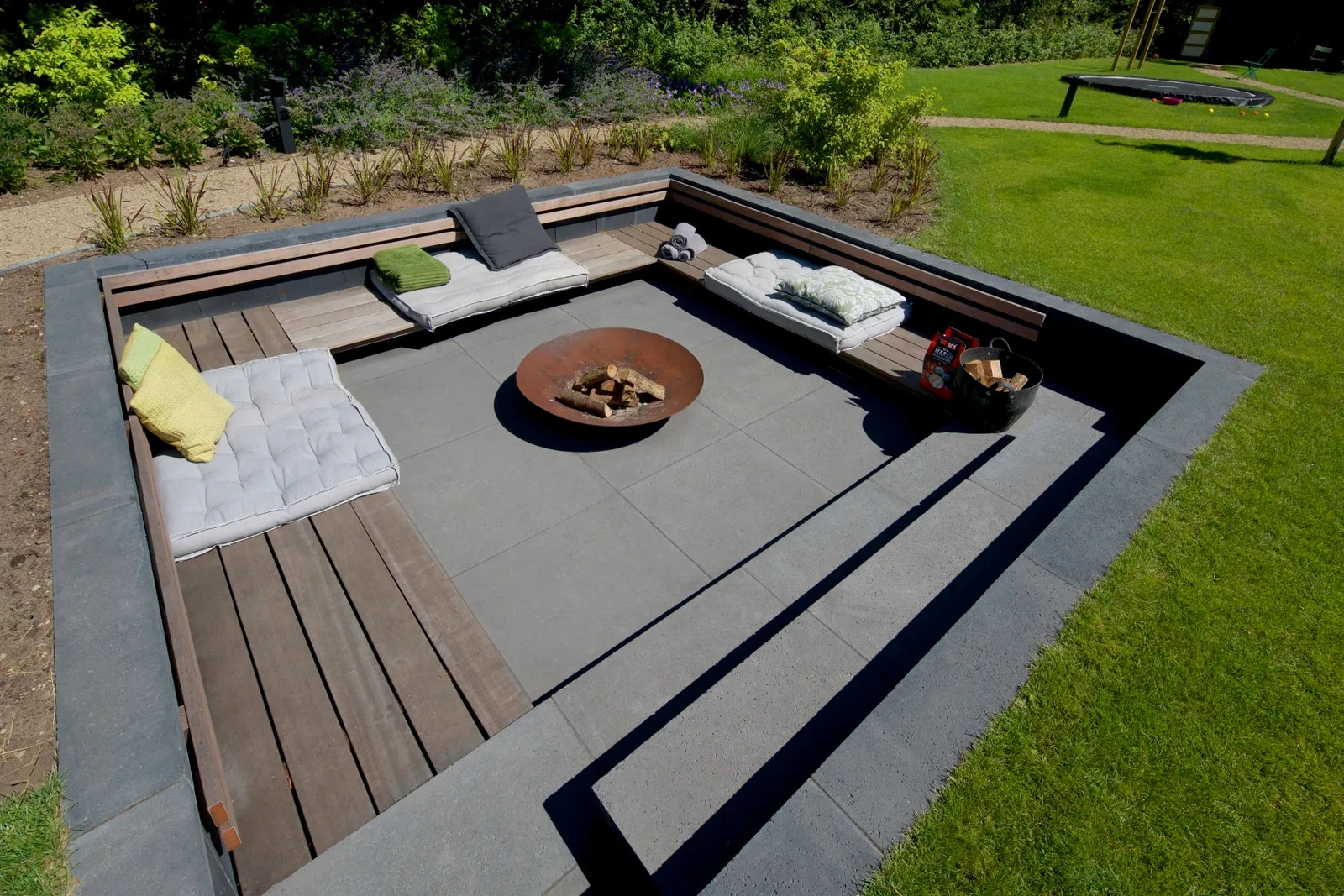 Schellevis Oudhollands Antra Betonbiels 100x20x12 100x20x12cm Antraciet
