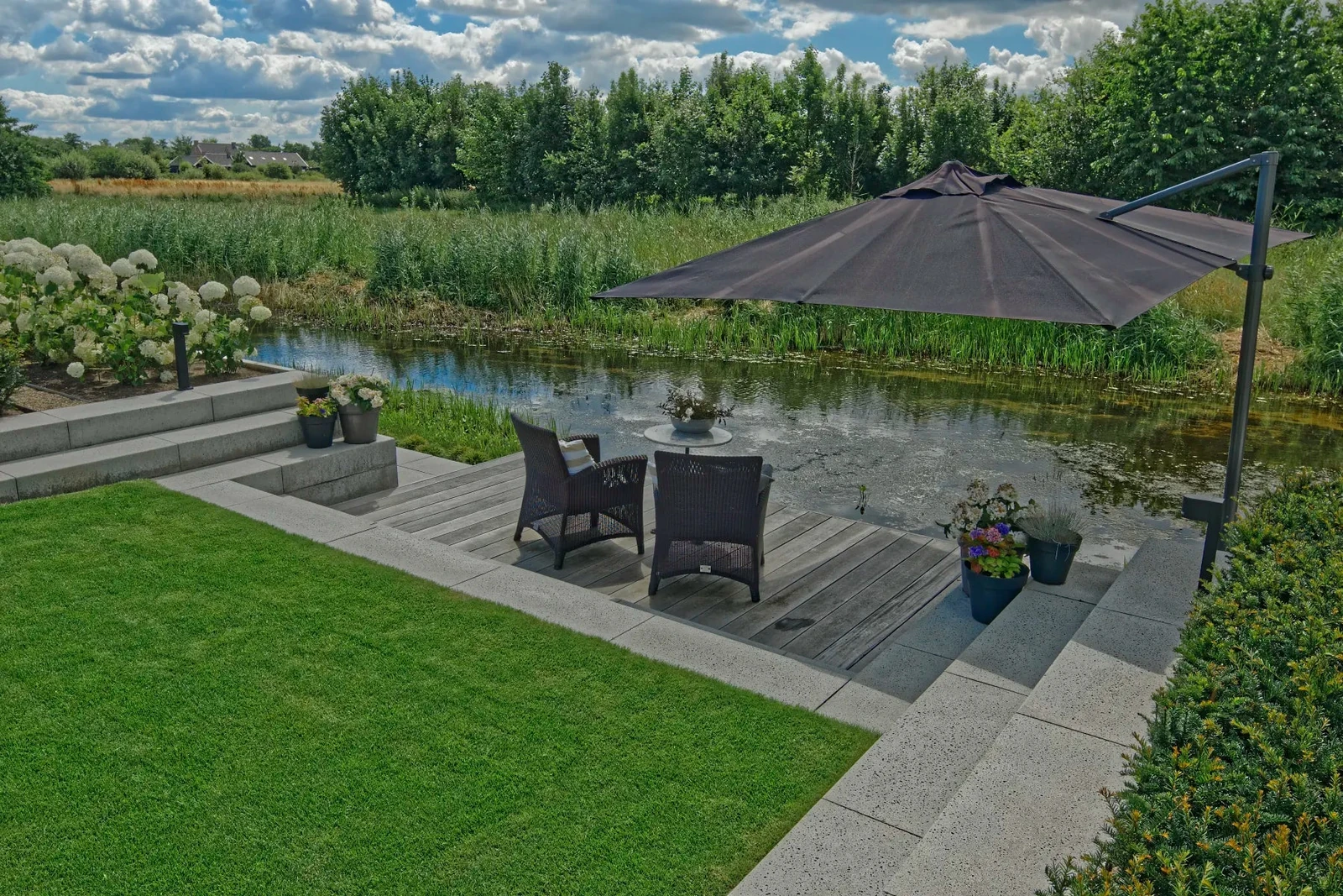 Schellevis Oudhollands Grijs Stapelement 75x15x15cm Grijs