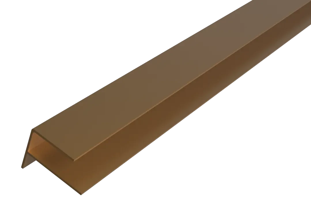 WPC WEO35-60 Alu F-profiel 65x80mm 300cm Cedar 6.5x8x300cm Bruin
