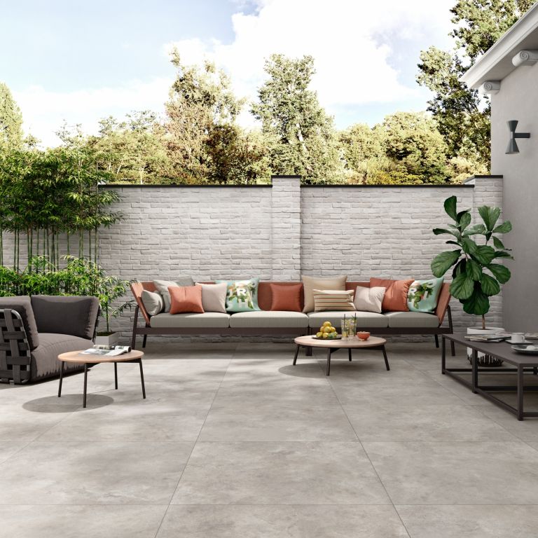 GeoCeramica® Framework Concrete 60x60x4cm Grey