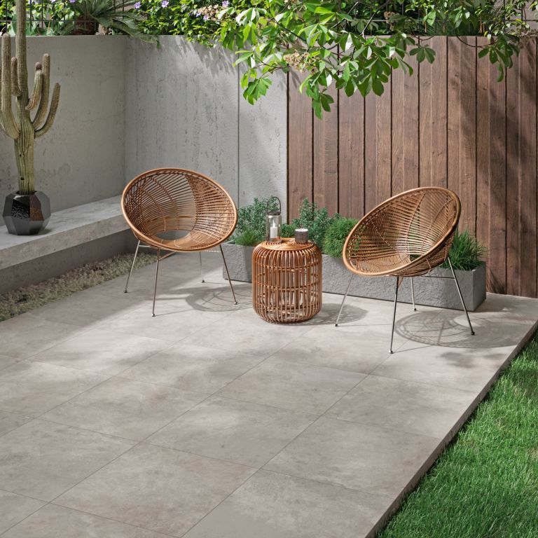 GeoCeramica® Framework Concrete 60x60x4cm Grey