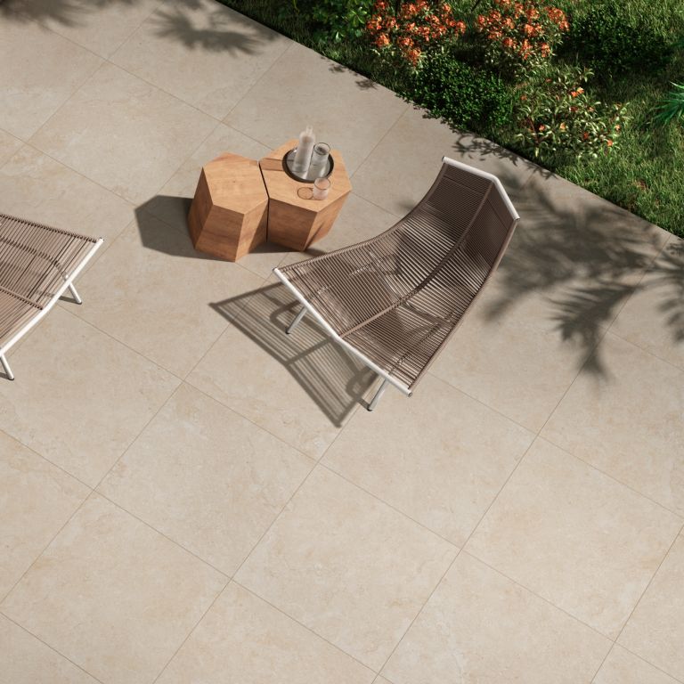 GeoCeramica® Framework Stone 60x60x4cm Beige