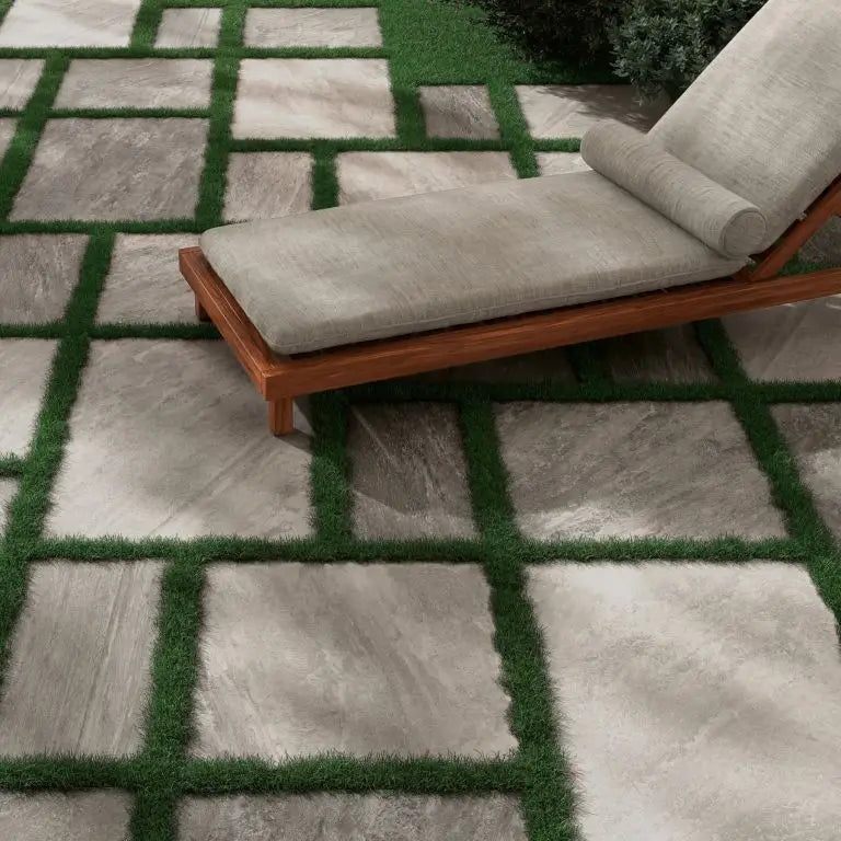 GeoCeramica® 2Drive 30x60x6cm Via Delle Alpi Quartzo Grigio