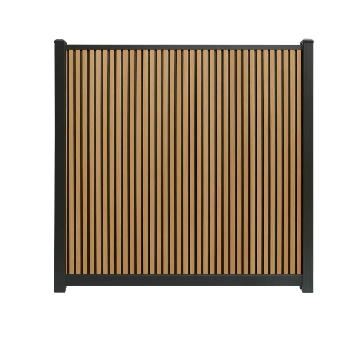 Composiet schutting Rhombus Eiken Verticaal