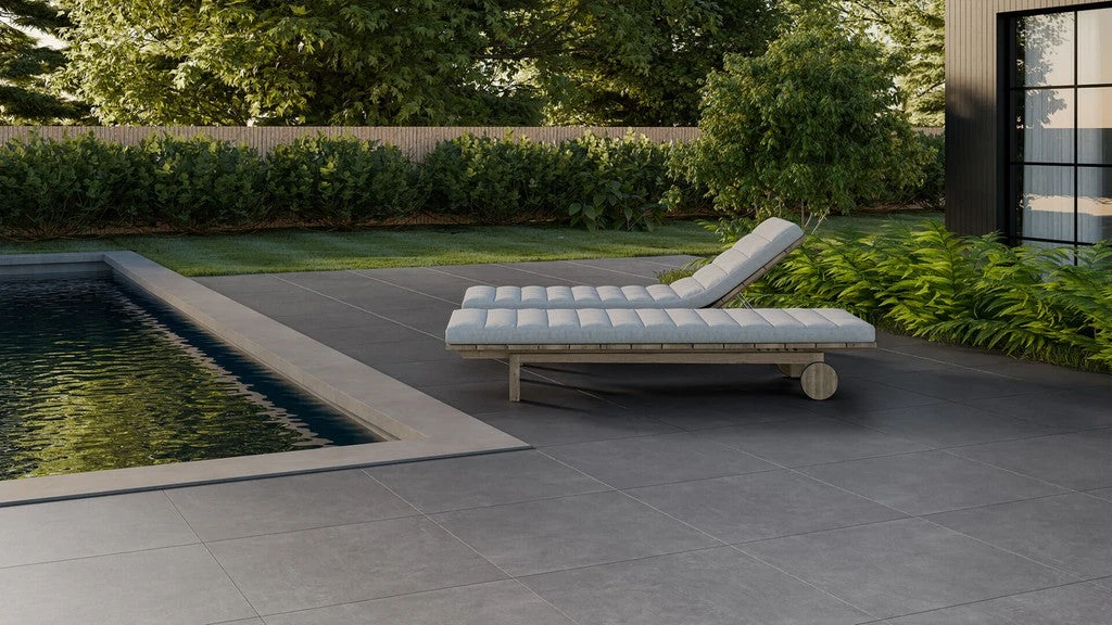 Keramische tegel cilento antracite tre 60x60x3cm