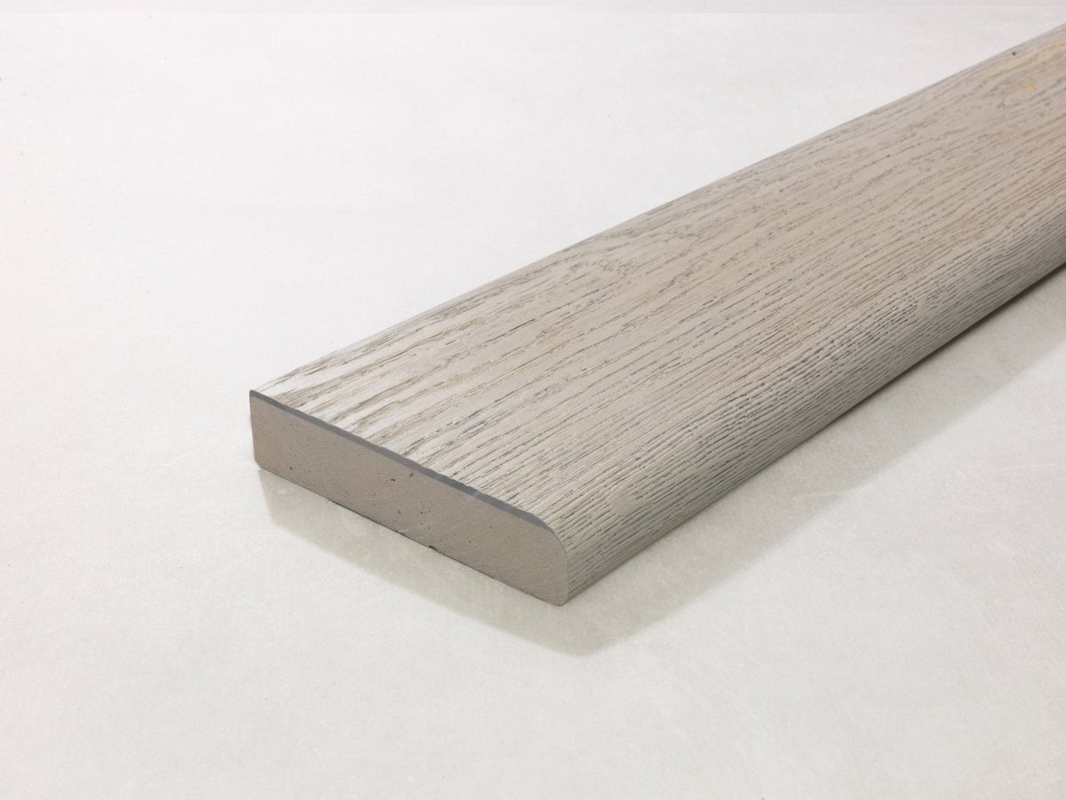 Millboard Bullnose Board Smoked Oak/Driftwood 3600x150x32mm