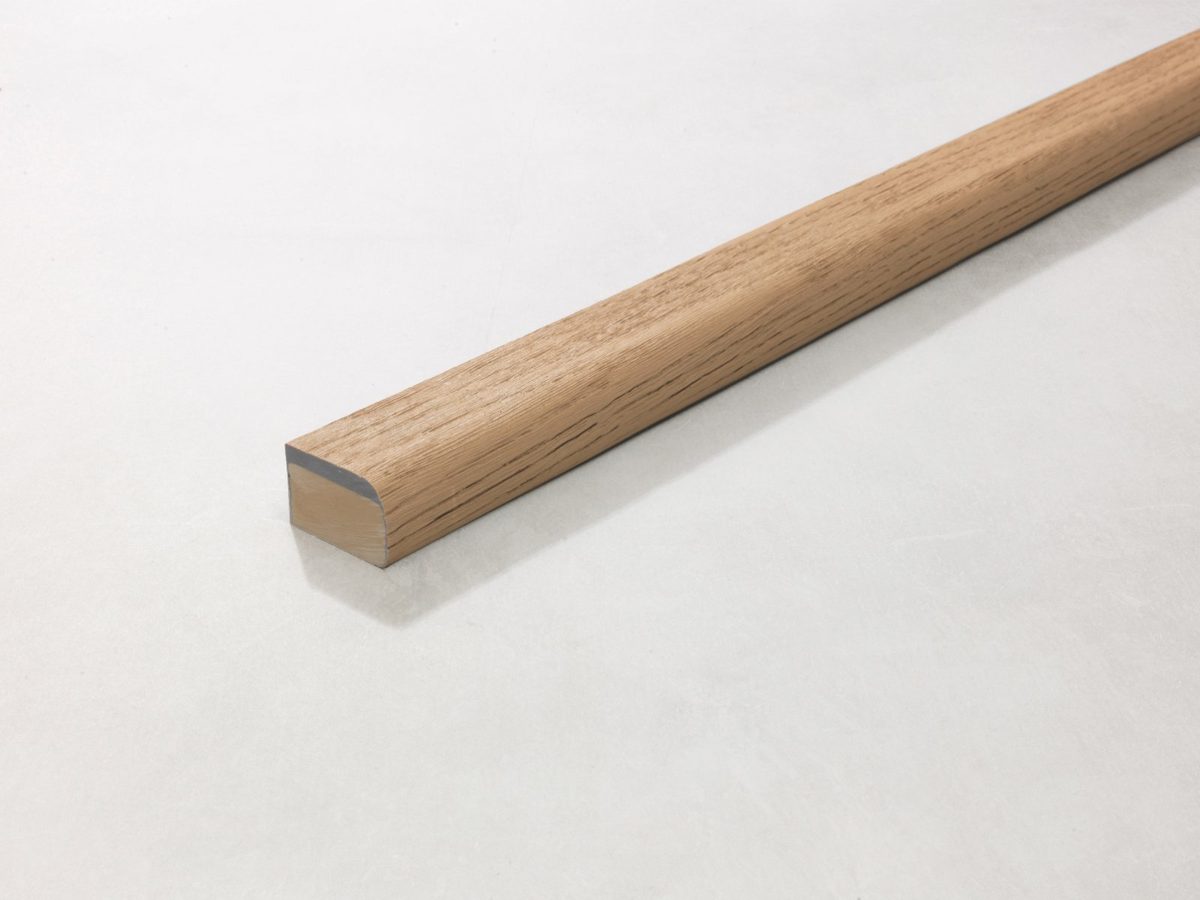 Millboard Bullnose Edging Flex Golden Oak 2400x50x32mm