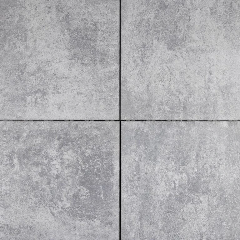 Trippel T 60x60x4 Grijs nuance