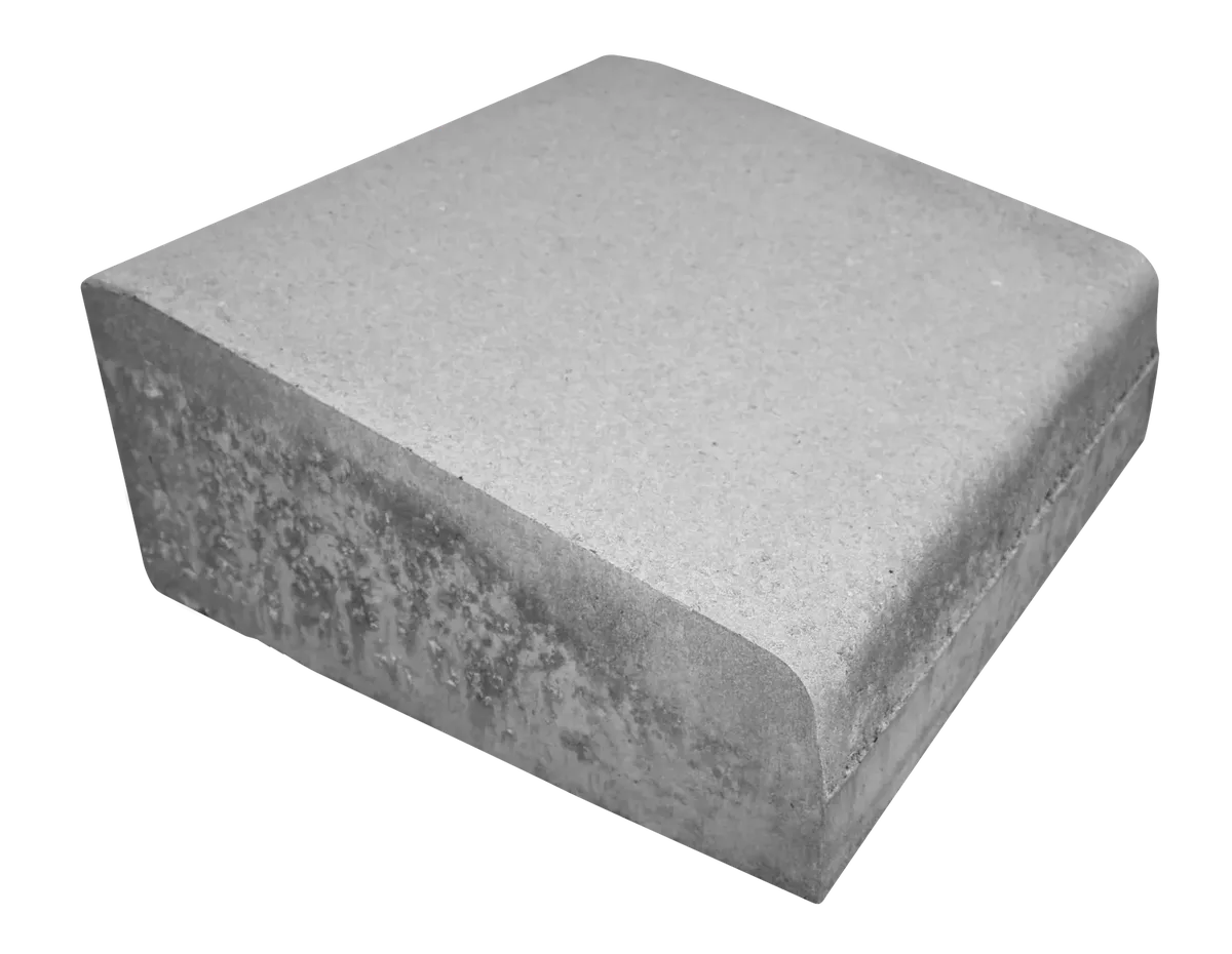 Inritband 50x45x12/20 tussenstuk zonder verb. grijs