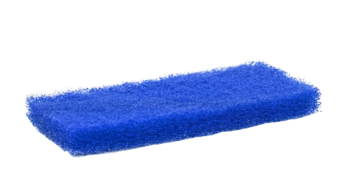 HMK - Schrobpad 11,5x25cm BLAUW - set à 5 stuks